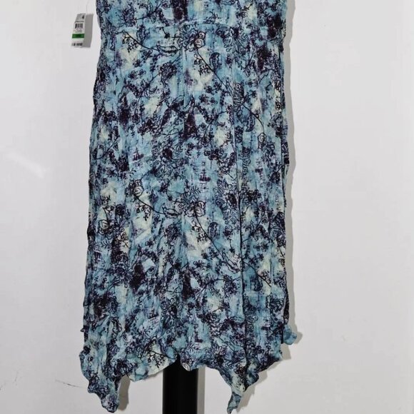 NWT Style & Co Vintage Blue Empire Sharkbite Dress sz L Orig$90+Tax - Picture 8 of 8